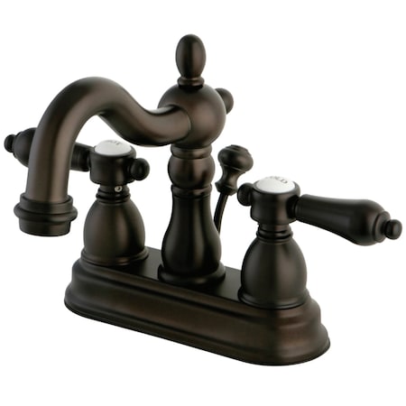 Kingston Brass KS1605BAL 4" Centerset Bathroom Faucet, Oil Rubbed Bronze KS1605BAL